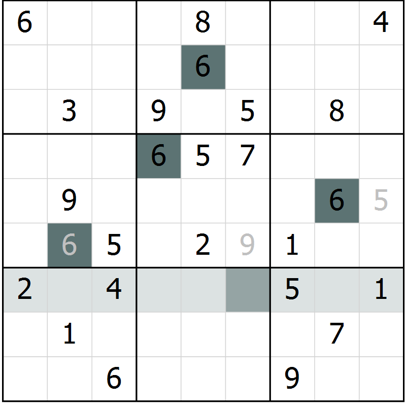 Position des candidats pour la solution de la Gr 1 page 3 du magazine de sudoku Expert n° 013