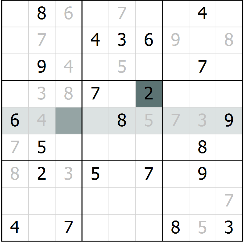 Position des candidats pour la solution de la Gr 15 page 17 du magazine de sudoku Expert n° 013