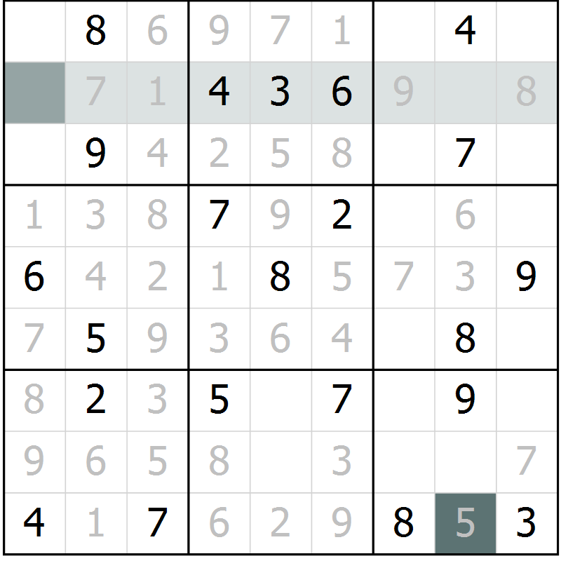 Position des candidats pour la solution de la Gr 15 page 17 du magazine de sudoku Expert n° 013
