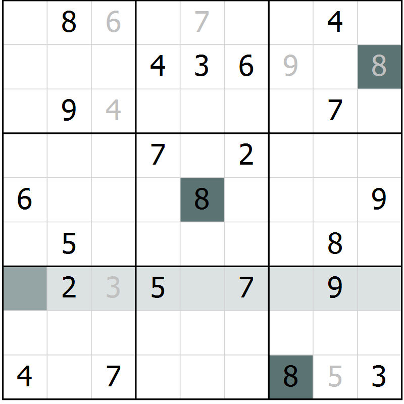 Position des candidats pour la solution de la Gr 15 page 17 du magazine de sudoku Expert n° 013