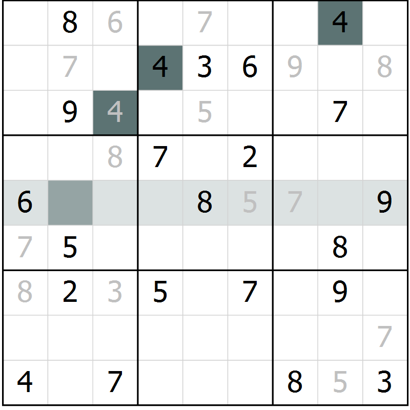 Position des candidats pour la solution de la Gr 15 page 17 du magazine de sudoku Expert n° 013