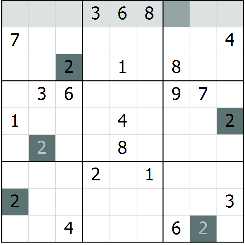 Position des candidats pour la solution de la Gr 30 page 32 du magazine de sudoku Expert n° 013