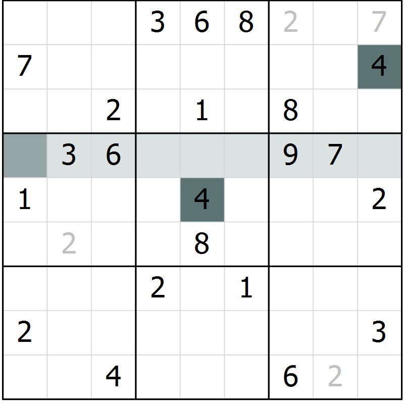 Position des candidats pour la solution de la Gr 30 page 32 du magazine de sudoku Expert n° 013
