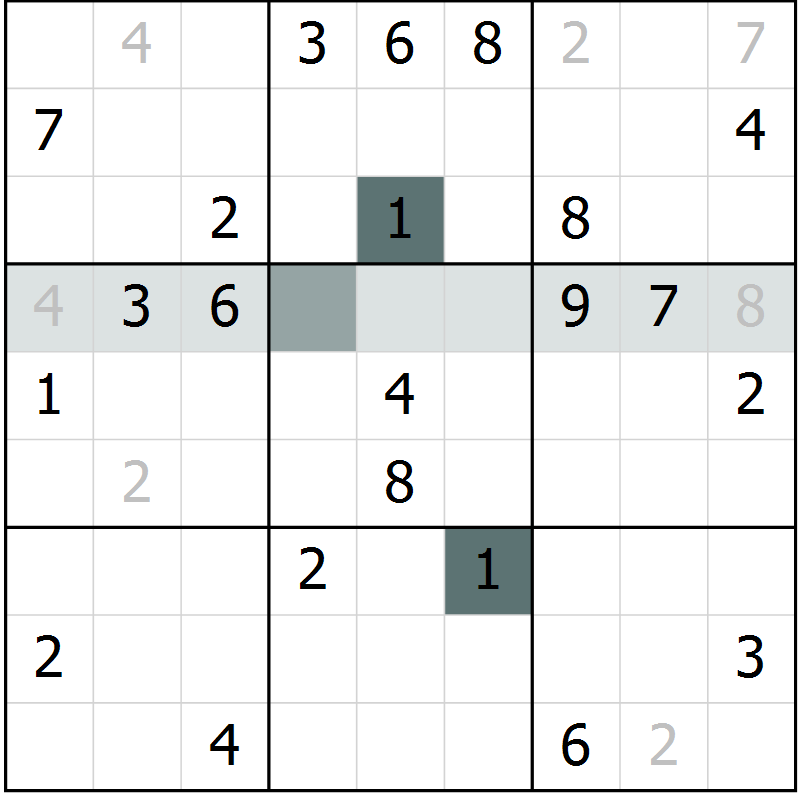 Position des candidats pour la solution de la Gr 30 page 32 du magazine de sudoku Expert n° 013