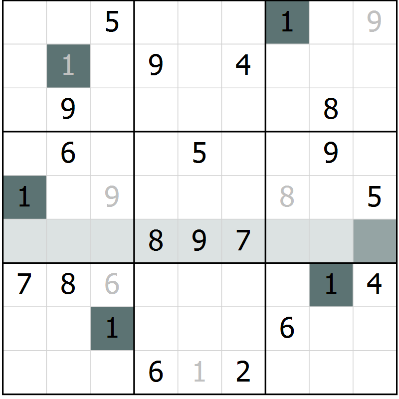 Position des candidats pour la solution de la Gr 31 page 33 du magazine de sudoku Expert n° 013