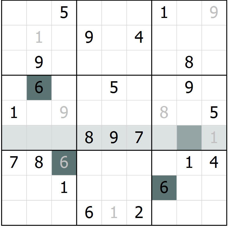 Position des candidats pour la solution de la Gr 31 page 33 du magazine de sudoku Expert n° 013