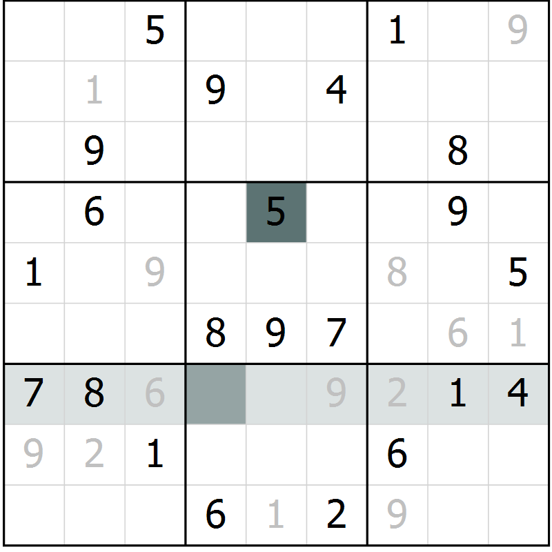Position des candidats pour la solution de la Gr 31 page 33 du magazine de sudoku Expert n° 013