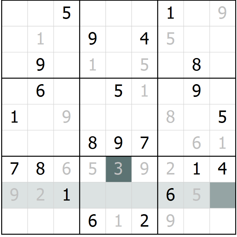 Position des candidats pour la solution de la Gr 31 page 33 du magazine de sudoku Expert n° 013