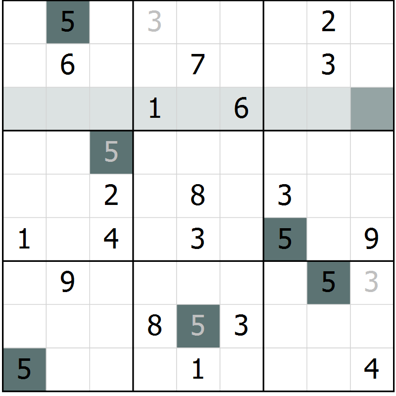 Position des candidats pour la solution de la Gr 34 page 36 du magazine de sudoku Expert n° 013