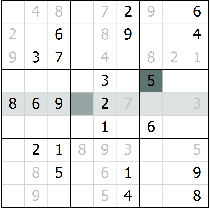 Position des candidats pour la solution de la Gr 35 page 37 du magazine de sudoku Expert n° 013