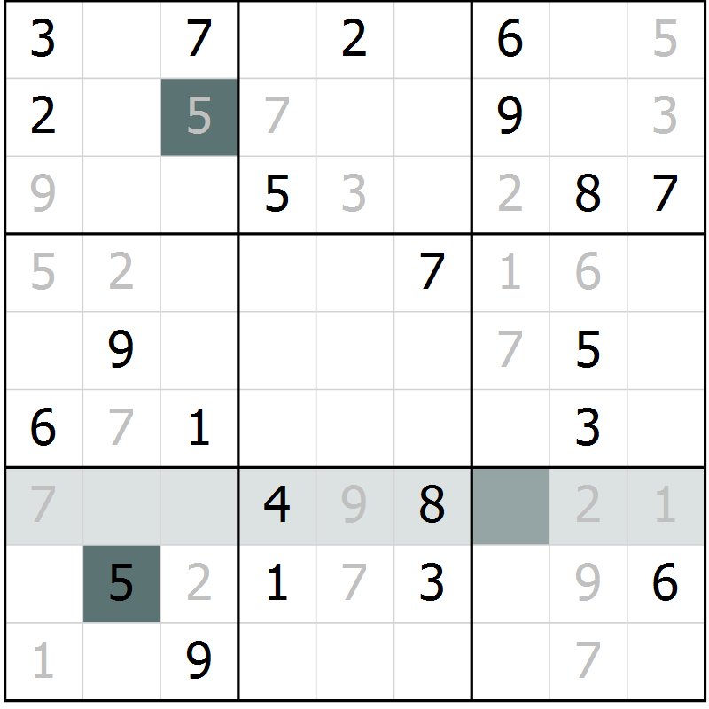 Position des candidats pour la solution de la Gr 36 page 38 du magazine de sudoku Expert n° 013