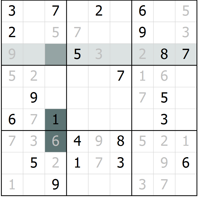 Position des candidats pour la solution de la Gr 36 page 38 du magazine de sudoku Expert n° 013