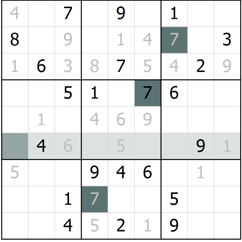 Position des candidats pour la solution de la Gr 37 page 39 du magazine de sudoku Expert n° 013