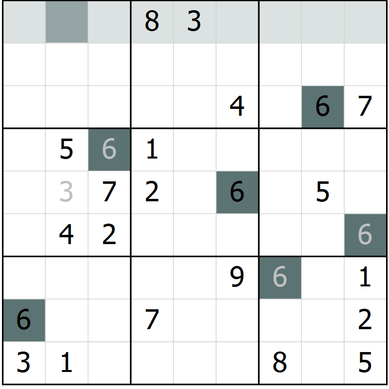 Position des candidats pour la solution de la Gr 39 page 41 du magazine de sudoku Expert n° 013