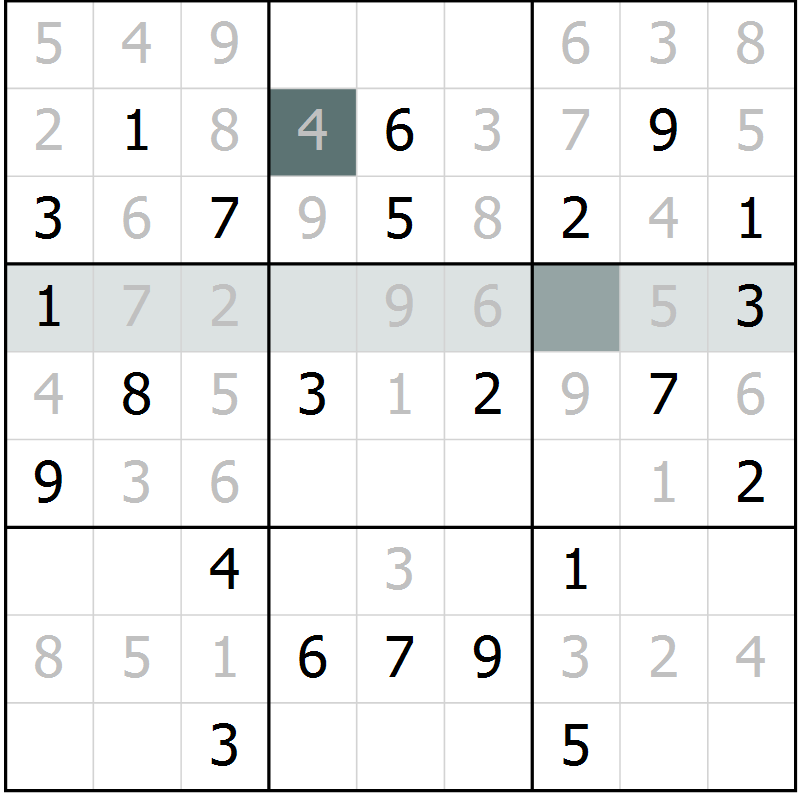 Position des candidats pour la solution de la Gr 44 page 46 du magazine de sudoku Expert n° 013