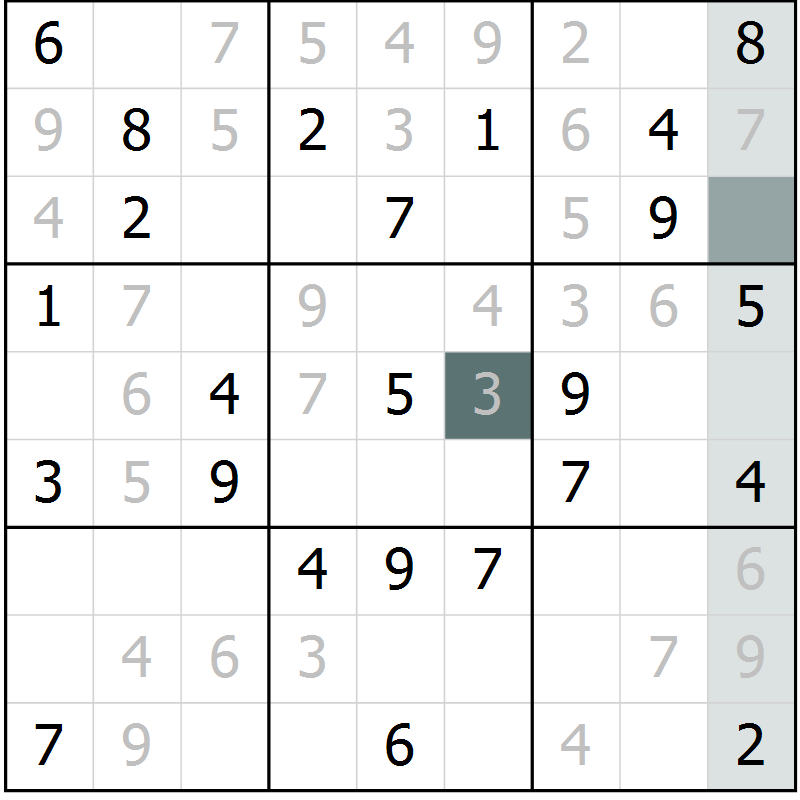 Position des candidats pour la solution de la Gr 62 page 64 du magazine de sudoku Expert n° 013