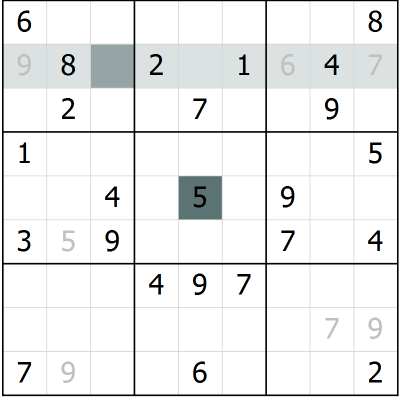 Position des candidats pour la solution de la Gr 62 page 64 du magazine de sudoku Expert n° 013