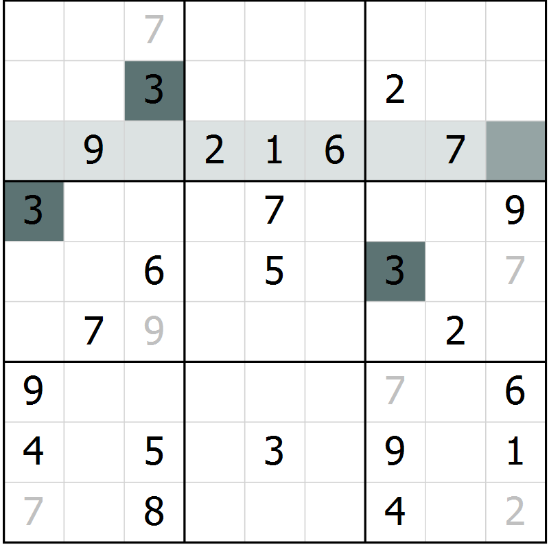 Position des candidats pour la solution de la Gr 63 page 65 du magazine de sudoku Expert n° 013