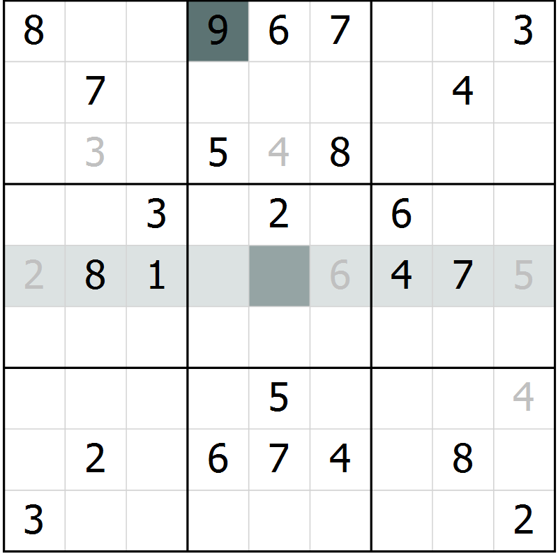 Position des candidats pour la solution de la Gr 64 page 66 du magazine de sudoku Expert n° 013