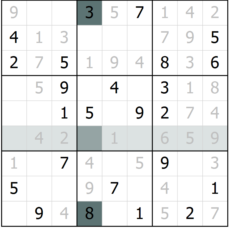 Position des candidats pour la solution de la Gr 72 page 74 du magazine de sudoku Expert n° 013