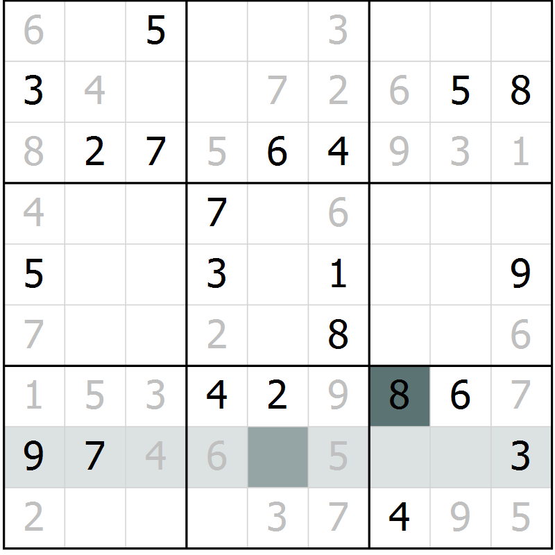 Position des candidats pour la solution de la Gr 13 page 15 du magazine de sudoku Expert n° 016