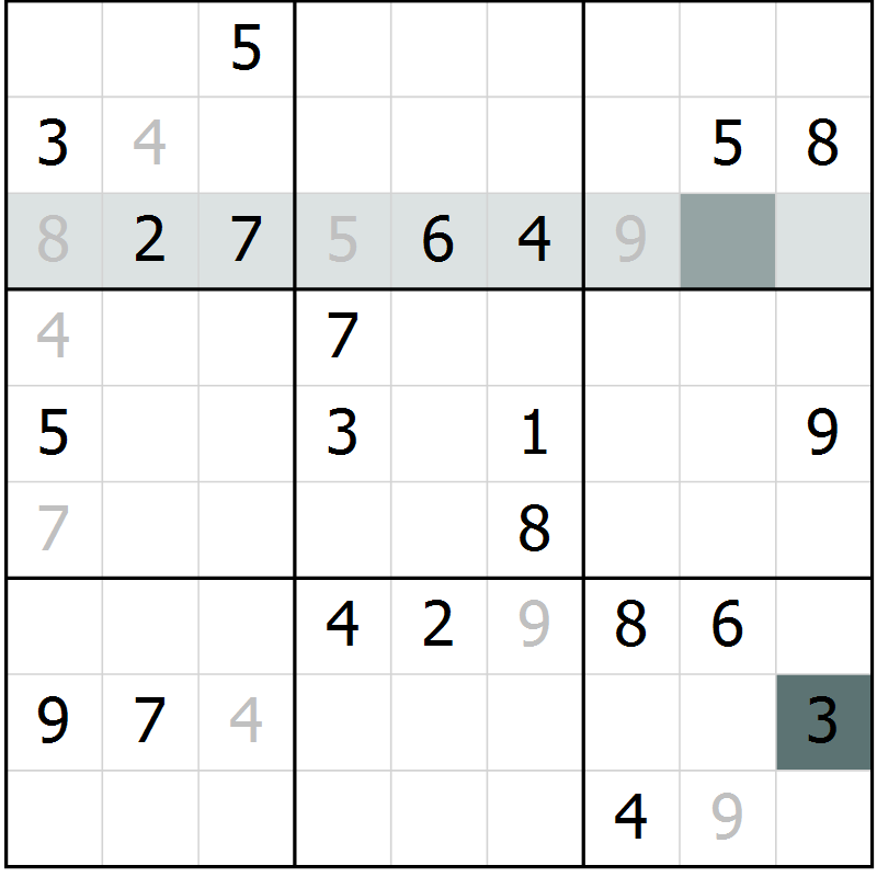 Position des candidats pour la solution de la Gr 13 page 15 du magazine de sudoku Expert n° 016
