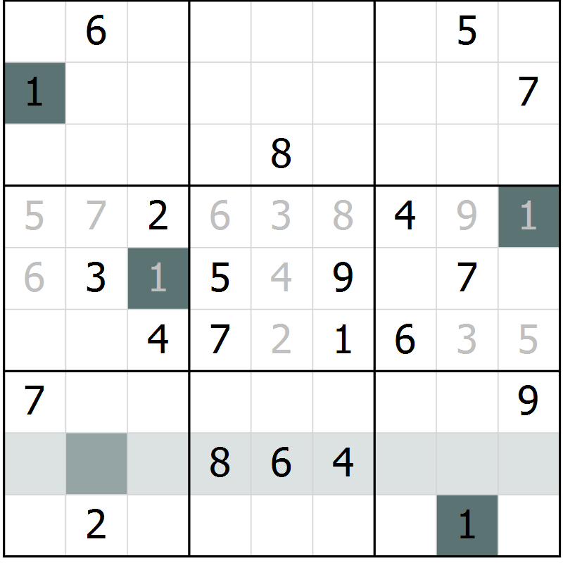 Position des candidats pour la solution de la Gr 14 page 16 du magazine de sudoku Expert n° 016