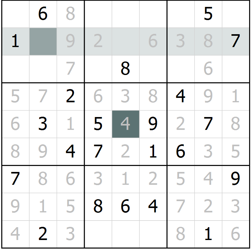 Position des candidats pour la solution de la Gr 14 page 16 du magazine de sudoku Expert n° 016