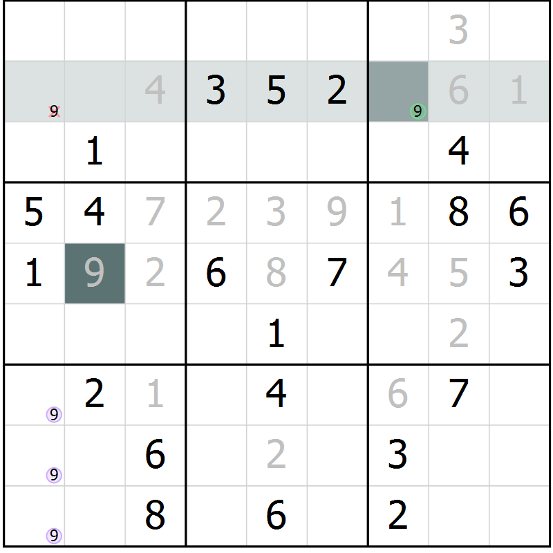 Position des candidats pour la solution de la Gr 15 page 17 du magazine de sudoku Expert n° 016