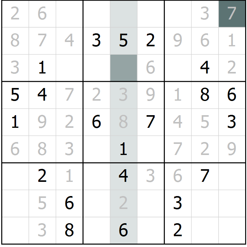 Position des candidats pour la solution de la Gr 15 page 17 du magazine de sudoku Expert n° 016