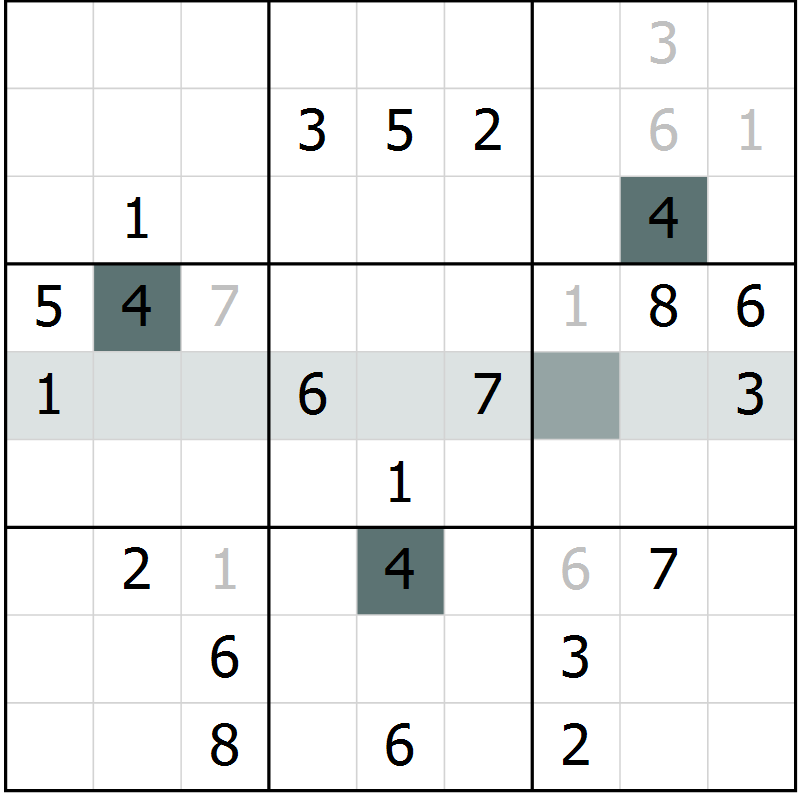 Position des candidats pour la solution de la Gr 15 page 17 du magazine de sudoku Expert n° 016