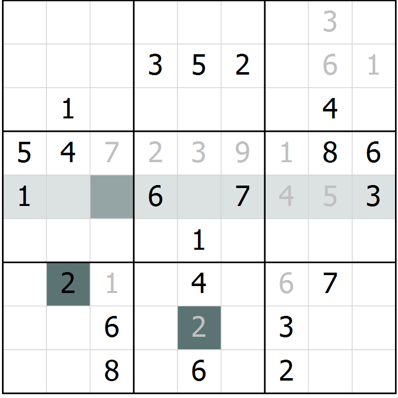 Position des candidats pour la solution de la Gr 15 page 17 du magazine de sudoku Expert n° 016