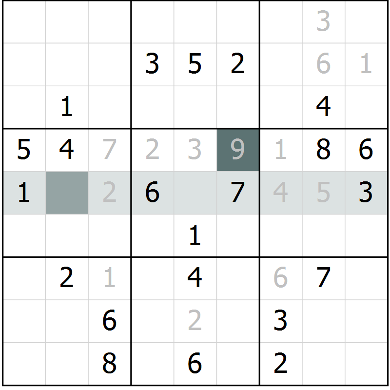 Position des candidats pour la solution de la Gr 15 page 17 du magazine de sudoku Expert n° 016