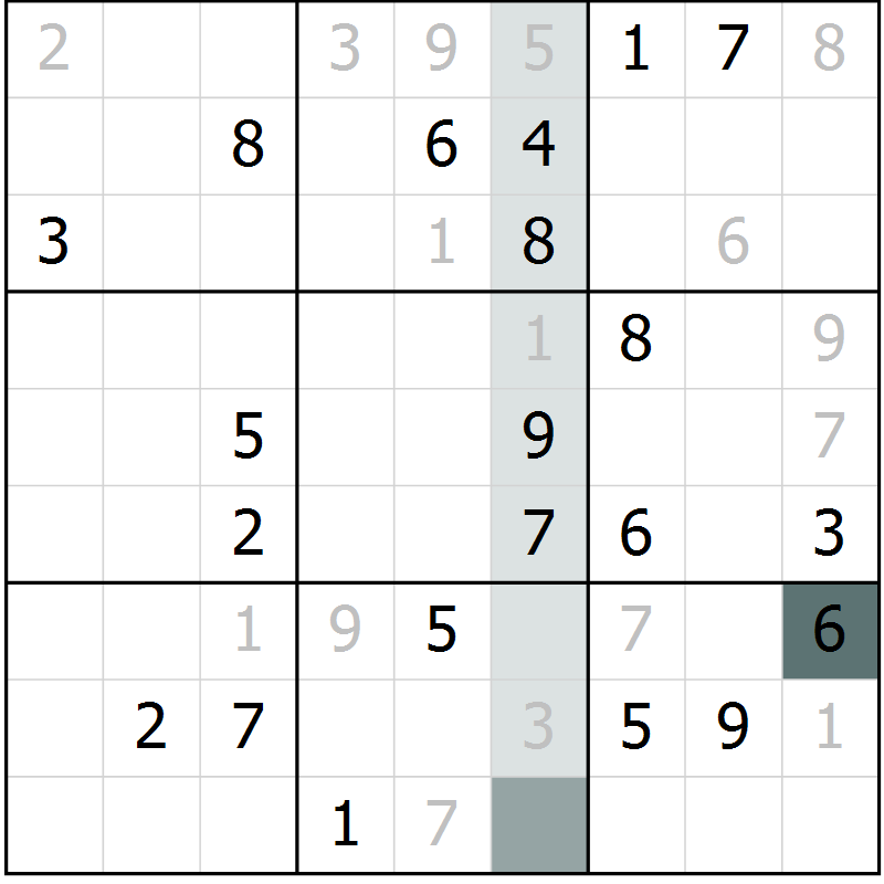 Position des candidats pour la solution de la Gr 35 page 37 du magazine de sudoku Expert n° 016