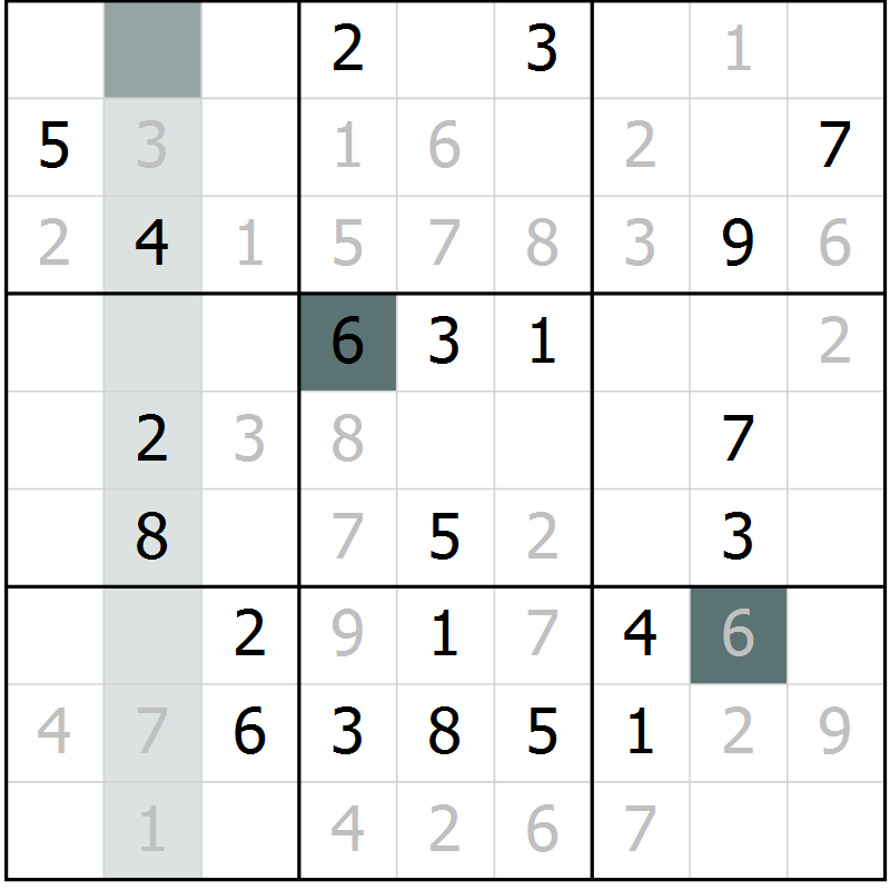 Position des candidats pour la solution de la Gr 37 page 39 du magazine de sudoku Expert n° 016
