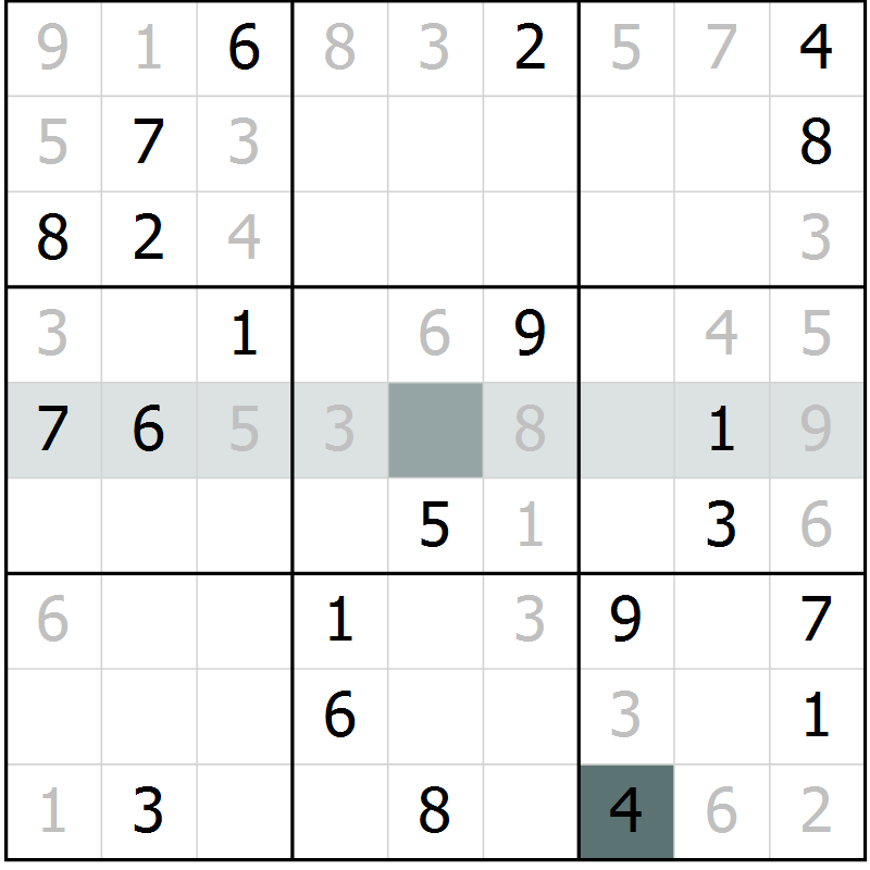 Position des candidats pour la solution de la Gr 38 page 40 du magazine de sudoku Expert n° 016