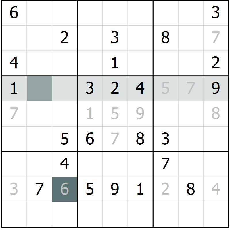 Position des candidats pour la solution de la Gr 4 page 6 du magazine de sudoku Expert n° 016
