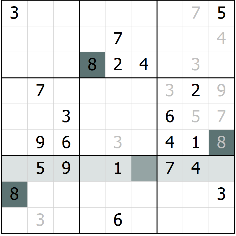 Position des candidats pour la solution de la Gr 40 page 42 du magazine de sudoku Expert n° 016