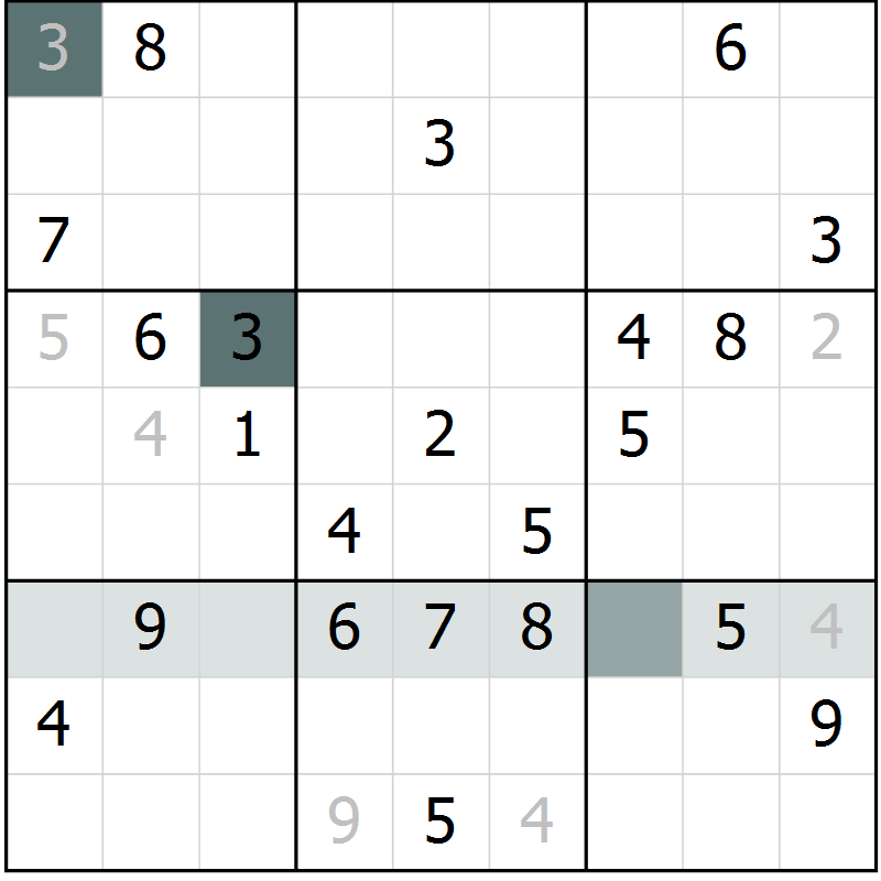 Position des candidats pour la solution de la Gr 41 page 43 du magazine de sudoku Expert n° 016