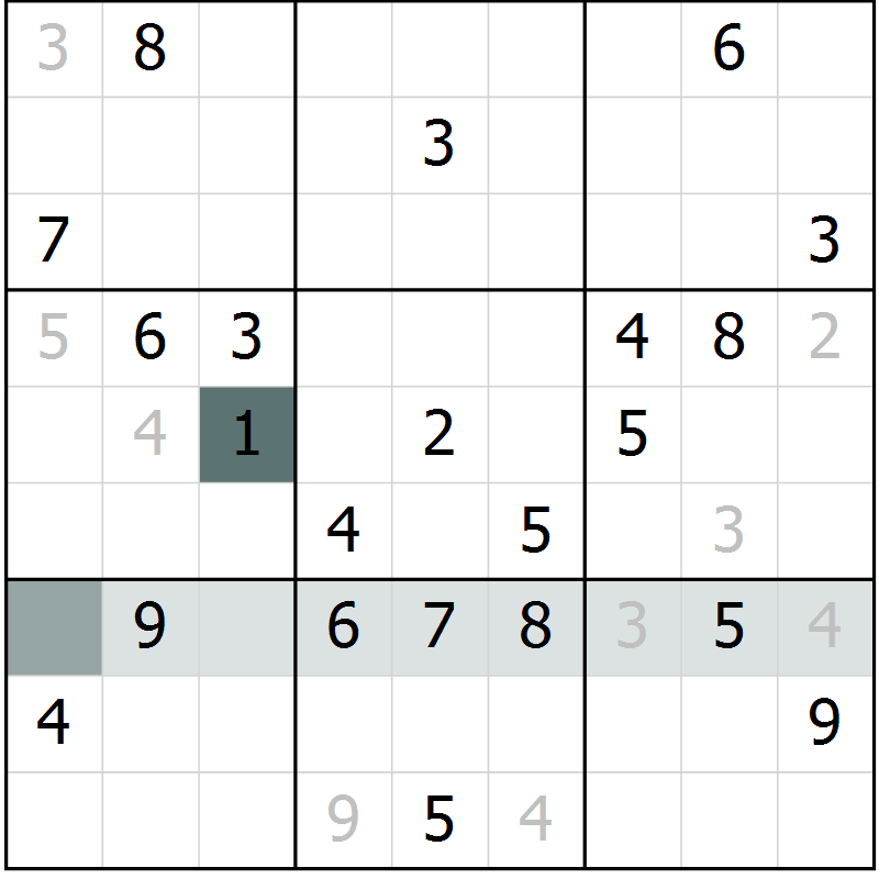 Position des candidats pour la solution de la Gr 41 page 43 du magazine de sudoku Expert n° 016