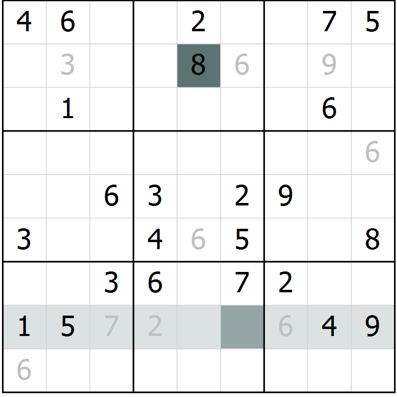 Position des candidats pour la solution de la Gr 47 page 49 du magazine de sudoku Expert n° 016