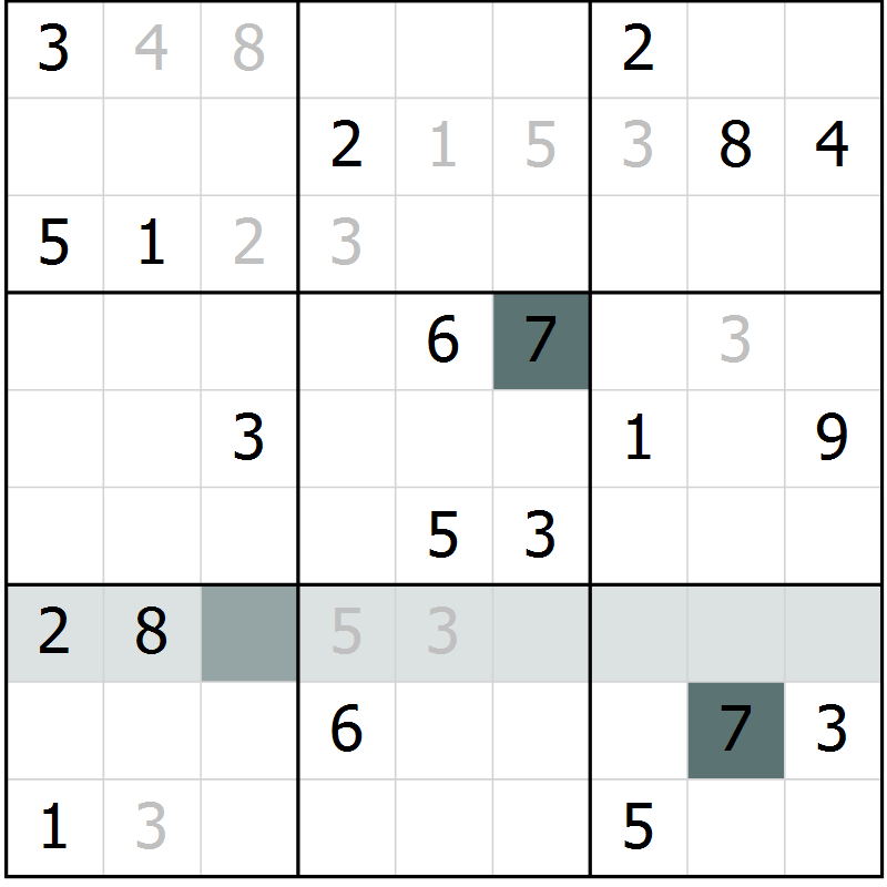 Position des candidats pour la solution de la Gr 66 page 68 du magazine de sudoku Expert n° 016