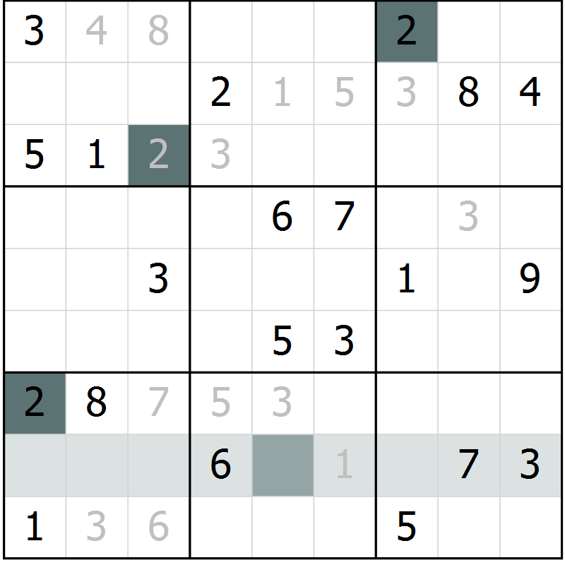 Position des candidats pour la solution de la Gr 66 page 68 du magazine de sudoku Expert n° 016