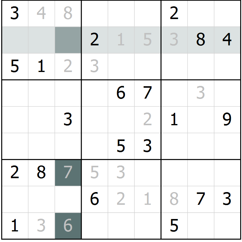 Position des candidats pour la solution de la Gr 66 page 68 du magazine de sudoku Expert n° 016