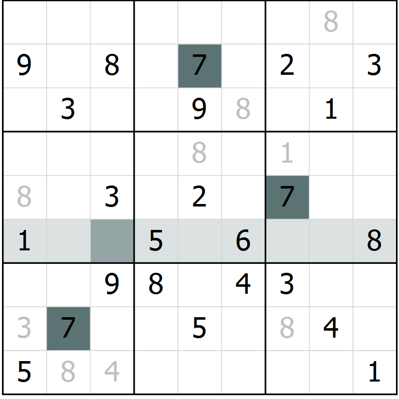 Position des candidats pour la solution de la Gr 68 page 70 du magazine de sudoku Expert n° 016
