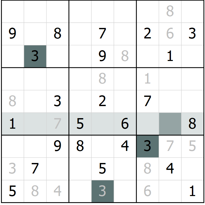 Position des candidats pour la solution de la Gr 68 page 70 du magazine de sudoku Expert n° 016