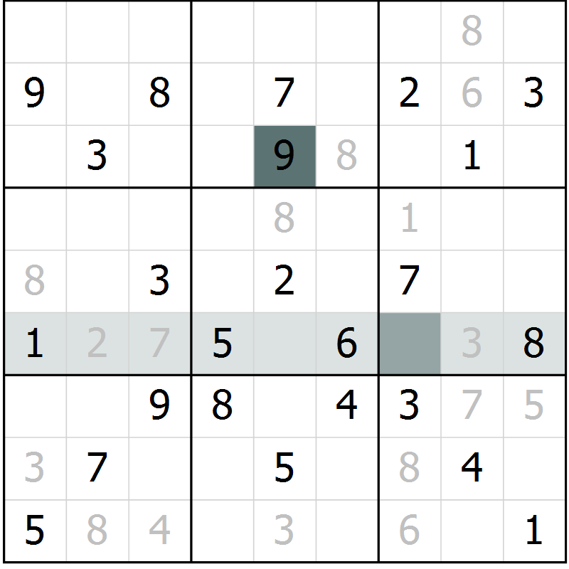 Position des candidats pour la solution de la Gr 68 page 70 du magazine de sudoku Expert n° 016