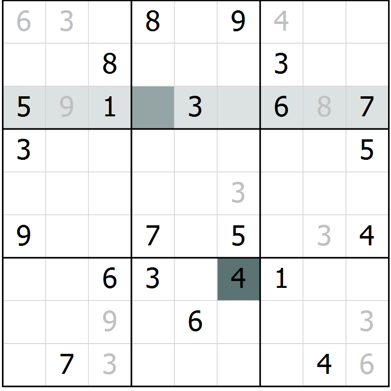 Position des candidats pour la solution de la Gr 13 page 15 du magazine de sudoku Expert n° 019