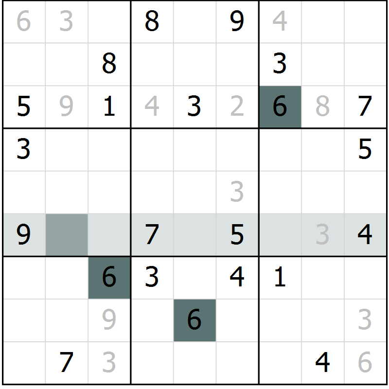 Position des candidats pour la solution de la Gr 13 page 15 du magazine de sudoku Expert n° 019