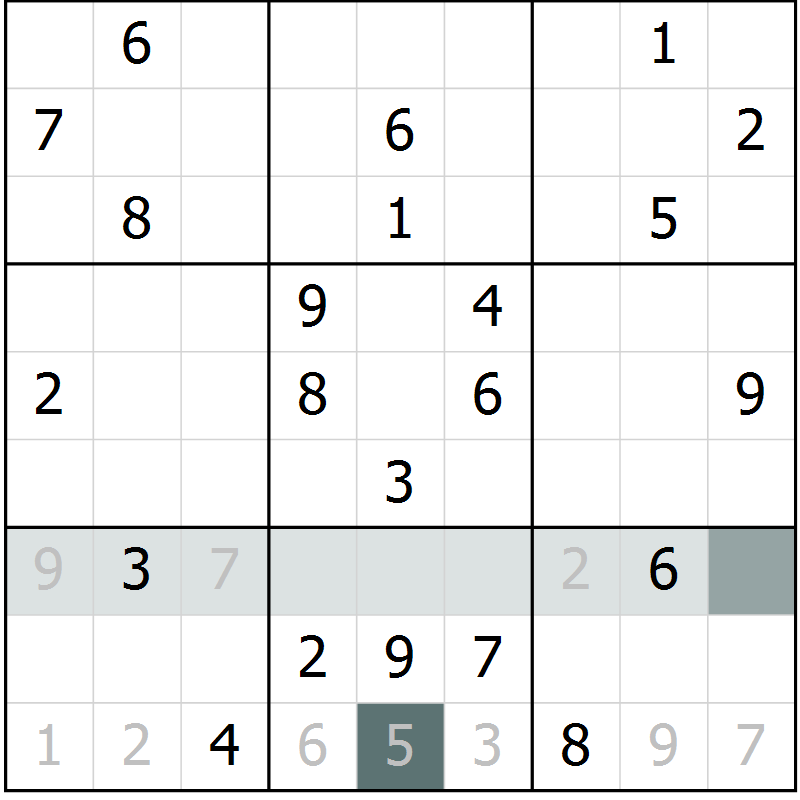 Position des candidats pour la solution de la Gr 17 page 19 du magazine de sudoku Expert n° 019